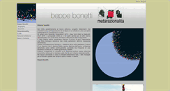 Desktop Screenshot of beppebonetti.it
